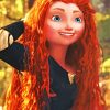 brave princess merida paint by number