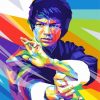 Bruce Lee Pop Art paint by numbers