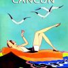 cancun illustration paint by numbers