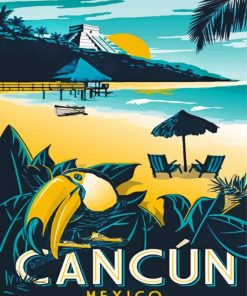 cancun paint by number