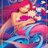 Capricorn Mermaaid Goddess paint by numbers