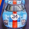 cool ford gt40 paint by numbers