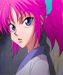 Cute Machi Komacine Anime paint by numbers