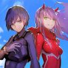 darling in the franxx Hiro And Zero Two paint by number