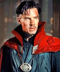 doctor strange marvel paint by numbers