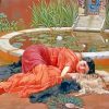 Dolce Far Niente william godward paint by number