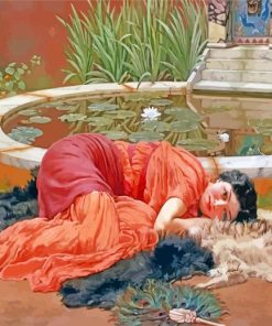 Dolce Far Niente william godward paint by number