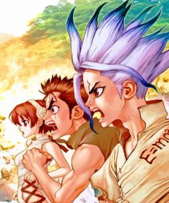 Dr Stone Anime paint by numbers