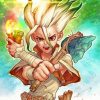 Dr Stone Ishigami Anime paint by number