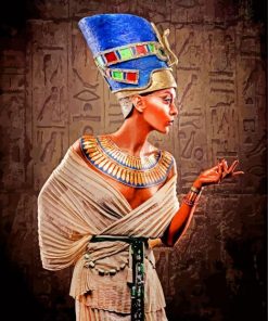 Egyptian Goddess Nefertiti paint by numbers