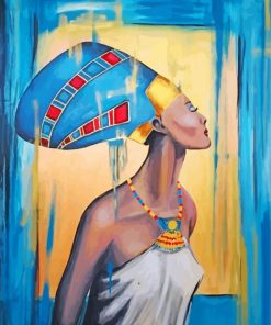 Egyptian Nefertiti paint by numbers