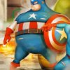 fat hero captain america s paint by numbers