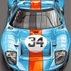 ford gt40 car paint by numbers