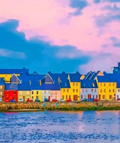 Galway Skyline Paint by number