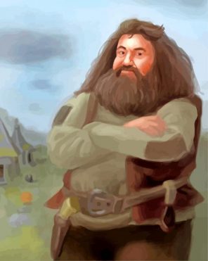 giant Hagrid paint by numbers