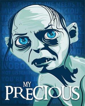 Gollum My Precious Cartoon paint by number