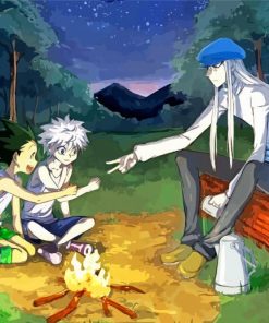 gon killua and kite Hunter X Hunter paint by numbers