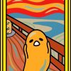 gudetama scream paint by numbers