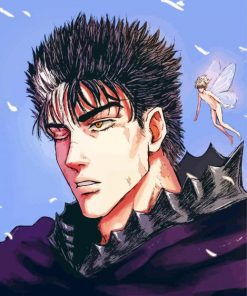 Guts Berserk Anime paint by numbers