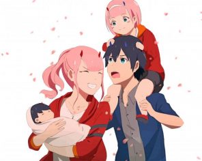 hiro family paint by numbers