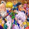 hunter x hunter anime paint by numbers