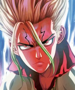 Ishigami Dr Stone Anime paint by numbers