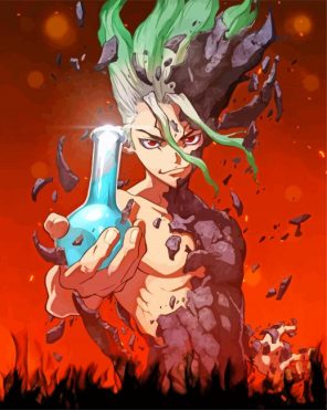 ishigami dr stone paint by numbers