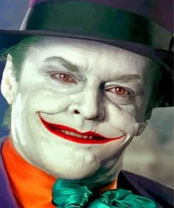 jack nicholson joker paint by number