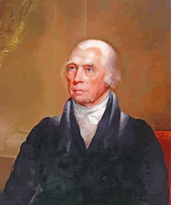 james madison portrait paint by number