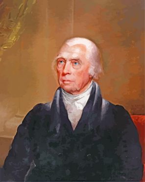 james madison portrait paint by number