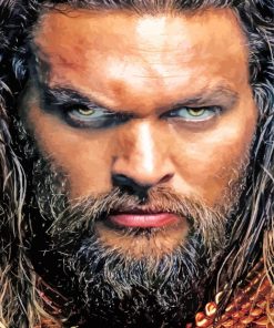 jason momoa face paint by number