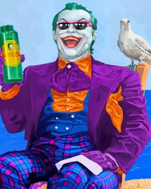 joker jack nicholson paint by number