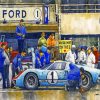 ken miles in ford gt40 paint by numbers