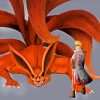 Kurama And Naruto paint by number