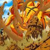 Kurama From Naruto Anime paint by numbers