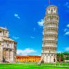 leaning tower pisa italy paint by number