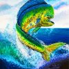 mahi mahi fish paint by numbers