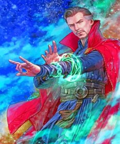 Marvel Dr Strange Art paint by number