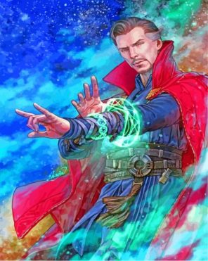 Marvel Dr Strange Art paint by number