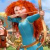 merida disney princess paint by numbers