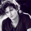 Monochrome Orlando Bloom paint by numbers