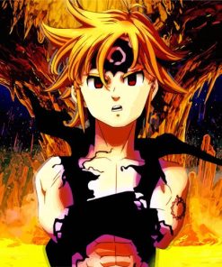 Nanatsu From The Seven Deadly Sins paint by numbers