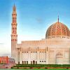 oman sultan qaboos grand mosque paint by number