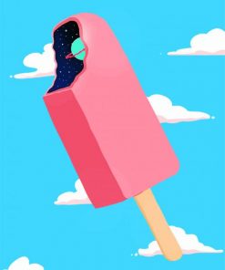 Popsicle Illustration paint by numbers