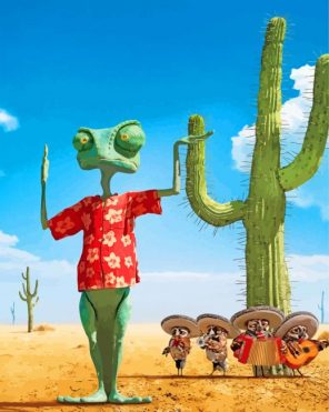 rango movie paint by numbers