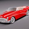 red buick skylark paint by number