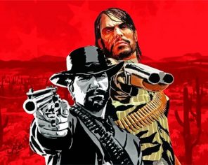 red dead redemption paint by numbers