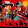 red dead redemption poster paint by numbers