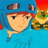 Sad Nausicaa paint by numbers