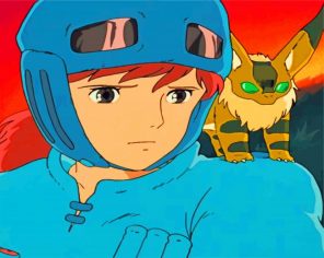 Sad Nausicaa paint by numbers